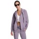 блуза,дамски,блузи,dkny,two,tone,logo,full,zip,sweatshirt,purple,(vesper,blk)