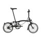 пътни,и,градски,велосипеди,brompton,c,line,2s,54t,folding,bike,refurbished,black,(black)