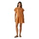 рокля,дамски,поли,и,рокли,pepe,jeans,destin,short,sleeve,short,dress,orange,(bronze,beige)
