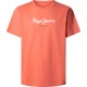 тениска,мъжки,тениски,дамски,тениски,pepe,jeans,eggo,short,sleeve,t,shirt,orange,(dark,coral,orange)