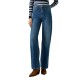 мъжки,панталони,дамски,панталони,pepe,jeans,lexa,straight,fit,high,waist,jeans,blue,(faded,medium,blue)