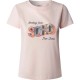 тениска,мъжки,тениски,дамски,тениски,pepe,jeans,nela,short,sleeve,t,shirt,pink,(pale,pink)