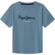 тениска,мъжки,тениски,дамски,тениски,pepe,jeans,new,art,short,sleeve,t,shirt,blue,(quay,blue)