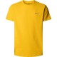 тениска,мъжки,тениски,дамски,тениски,pepe,jeans,original,basic,3n,short,sleeve,t,shirt,yellow,(siena,yellow)