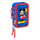 канцеларски,принадлежности,safta,mickey,mouse,today,12.5x19.5x5.5,cm,triple,pencil,case,blue,(multicolor)