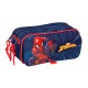 канцеларски,принадлежности,safta,spider,man,21.5x10x8,cm,triple,pencil,case,blue,(multicolor)