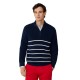 блуза,мъжки,пуловери,дамски,пуловери,façonnable,naval,half,zip,sweater,blue,(marine,blue)