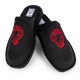 пантофи,мъжки,пантофи,дамски,пантофи,athletic,club,embroidery,lion,slippers,black,(black)