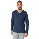 тениска,мъжки,тениски,дамски,тениски,deeluxe,belino,long,sleeve,v,neck,t,shirt,blue,(indigo)