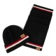 шал,ръкавици,шапки,и,шалове,lonsdale,butleigh,scarf,black,(black,dark,red,ecru)