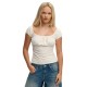 тениска,мъжки,тениски,дамски,тениски,superdry,athletics,essentials,ruched,short,sleeve,t,shirt,white,(off,white)