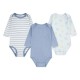 детски,облекла,за,момчета,huggies,clothes,6z2953,long,sleeve,body,3,units,blue,(snow,white)