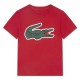 детска,тениска,мъжки,тениски,дамски,тениски,lacoste,kids,847234,short,sleeve,t,shirt,red,(rouge)