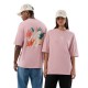 тениска,мъжки,тениски,дамски,тениски,new,era,floral,short,sleeve,t,shirt,pink,(pastel,pink,black)