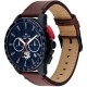 часовник,часовници,tommy,hilfiger,bank,44mm,watch,brown,(brown,blue,skeleton)