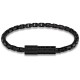 бижутерия,calvin,klein,contoured,barrel,bracelet,silver,(black)