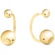 бижутерия,calvin,klein,sculptural,bubbles,earrings,golden,(gold)