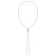 бижутерия,calvin,klein,sculptural,bubbles,necklace,clear,(silver)