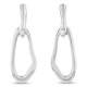 бижутерия,calvin,klein,statement,links,earrings,silver,(silver)