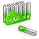 батерии,gp,batteries,super,1.5v,micro,lr03,aaa,alkaline,batteries,12,units,silver,(green,grey)