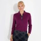 блуза,мъжки,пуловери,дамски,пуловери,abacus,golf,limerick,3,4,sleeve,woman,sweater,purple,(beetroot)