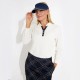 блуза,мъжки,пуловери,дамски,пуловери,abacus,golf,limerick,3,4,sleeve,woman,sweater,white,(clam)