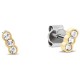 бижутерия,tommy,hilfiger,2781034,earrings,golden,(gold,white,crystals)