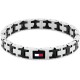 бижутерия,tommy,hilfiger,h,link,bracelet,silver,(black)