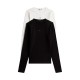 тениска,мъжки,тениски,дамски,тениски,tommy,jeans,essential,slim,fit,long,sleeve,t,shirt,2,units,black,(black,ecru)