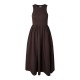 рокля,дамски,поли,и,рокли,yas,miri,sleeveless,long,dress,brown,(chocolate,brown)