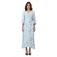 рокля,дамски,поли,и,рокли,yas,savanna,wrap,3,4,sleeve,long,dress,blue,(skyway,botalia)