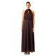 рокля,дамски,поли,и,рокли,yas,thea,sleeveless,long,dress,brown,(coffee,bean)
