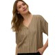 дамски,блузи,vero,moda,rosie,2,4,v,neck,short,sleeve,blouse,brown,(silver,mink,black,pinstripes)