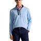 блуза,с,яка,мъжки,пуловери,polo,ralph,lauren,785a96937,half,zip,sweatshirt,blue,(office,blue)