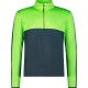 блуза,мъжки,пуловери,cmp,34l4127,half,zip,sweatshirt,green,(acid,melange)