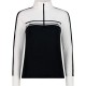 блуза,дамски,блузи,cmp,34l4296,half,zip,sweatshirt,white,black,(white)