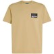 тениска,мъжки,тениски,дамски,тениски,karl,lagerfeld,jeans,a1m17001,short,sleeve,t,shirt,beige,yellow,(twill)