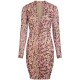 рокля,дамски,поли,и,рокли,karl,lagerfeld,jeans,b1w13046,long,sleeve,short,dress,pink,(artistic,animal,pink)