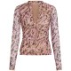 тениска,мъжки,тениски,дамски,тениски,karl,lagerfeld,jeans,b1w17049,long,sleeve,t,shirt,pink,(artistic,animal,pink)