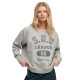 блуза,дамски,блузи,superdry,athletic,essentials,bardot,crew,sweatshirt,grey,(grey,marl)
