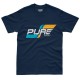 тениска,мъжки,тениски,дамски,тениски,pure,racer,flag,logo,basic,short,sleeve,t,shirt,blue,(navy)