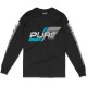 тениска,мъжки,тениски,дамски,тениски,pure,racer,flag,logo,long,sleeve,t,shirt,black,(black)