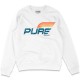 блуза,мъжки,пуловери,pure,racer,logo,stripes,sweatshirt,white,(white)