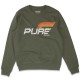 блуза,мъжки,пуловери,pure,racer,logo,stripes,sweatshirt,green,(khaki)