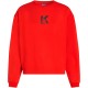 блуза,дамски,блузи,karl,lagerfeld,jeans,b3w20044,sweatshirt,red,(high,risk,red)