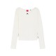 тениска,дамски,пижами,hugo,pointelle,10277521,long,sleeve,pyjama,t,shirt,white,(open,white)