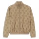 блуза,дамски,блузи,hugo,terry,monogram,10271234,full,zip,sweatshirt,beige,brown,(light,pastel,brown)