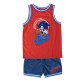 детски,екипи,sonic,sonic,sleeveless,set,red,blue,(blue)