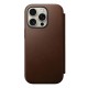 други,аксесоари,nomad,modern,leather,folio,iphone,16,pro,phone,case,brown,(brown)