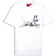 тениска,мъжки,тениски,дамски,тениски,hugo,dirunn,10258299,short,sleeve,t,shirt,white,(natural)